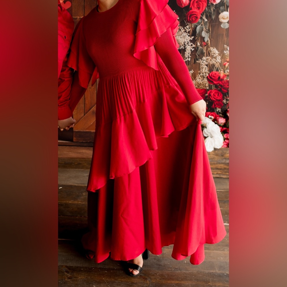 K&K Boutique Olivia Ruffle Dress - Picture 3 of 3